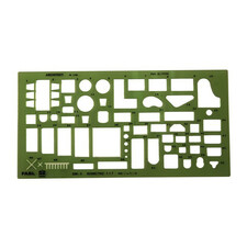 شابلون مبلمان فابل - مقیاس 1:50