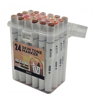 ماژیک راندو بیسیک مدل رنگ پوست بسته 24 عددی