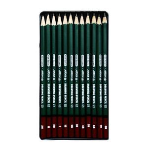 مداد طراحی آریا مدل Artist کد 002-3075 مجموعه 12 عددی