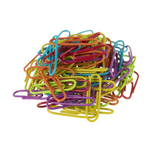 گیره کاغذ پنتر مدل رنگی سایز 28 میلی متر - بسته 100 عددی