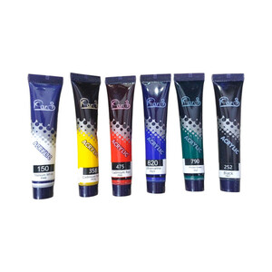 رنگ اکرلیک پارس مدل Artist بسته 6 عددی