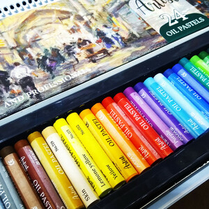 پاستل 24 رنگ آریا مدل ARTIST کد 2602