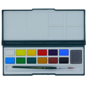 آبرنگ 12 رنگ آریا  مدل آرتیست