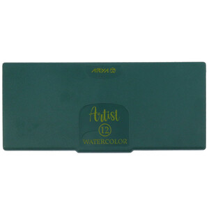 آبرنگ 12 رنگ آریا  مدل آرتیست