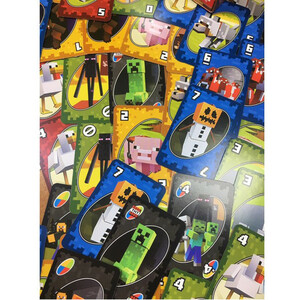 بازی فکری مدل اونو ماینکرفت uno mincraft