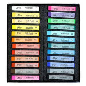 پاستل گچی 24 رنگ گالری
