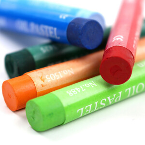 پاستل روغنی 12 رنگ آریا مدل آرتیست