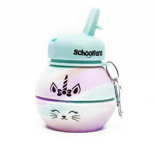 قمقمه اسکول فنس مدل سییلیکونی کد 9317 گنجایش 0.5 لیتر