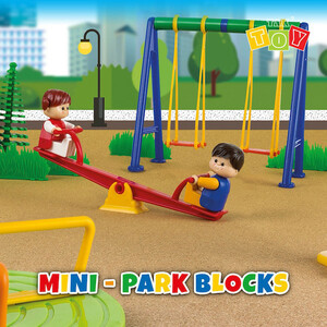 مینی پارک ساختنی تارا و توکا مدل 37 تکه