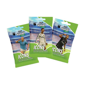 اسباب بازی شانسی کیمدی مدل آیکونز فوتبالی 2026 بسته 1 عددی