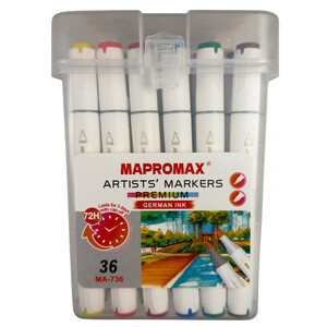 ماژیک راندو مپرومکس مدل براش مجموعه بسته 36 عددی