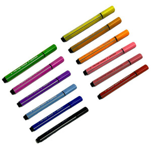 ماژیک چندمنظوره پیداکس مدل اکرولیک اکلیل‌دار کد P615 بسته ۱۲ عددی