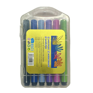 ماژیک چندمنظوره پیداکس مدل اکرولیک اکلیل‌دار کد P615 بسته ۱۲ عددی