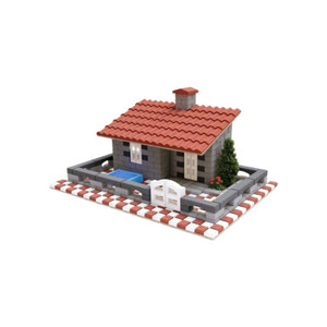 ساختنی اشل مدل آجر مینیاتوری طرح ویلای مزرعه