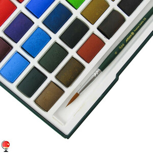 آبرنگ 36 رنگ آریا مدل حرفه ای کد 5603