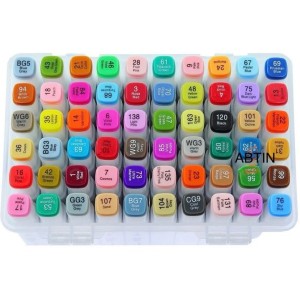 ماژیک راندو 12 رنگ 2 سر بیرو BIRO