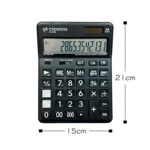 ماشین حساب سی کلاس کریتورز مدل CD-2788-14RP رنگ مشکی
