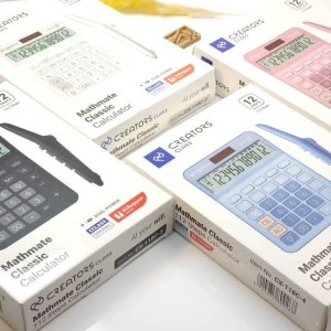 ماشین حساب سی کلاس مدل مت میت طرح مینی کد CX-108C رنگ سبز