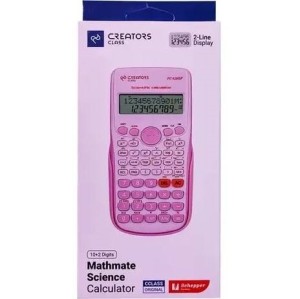 ماشین حساب مهندسی سی کلاس کریتورز کد FC-82MSP-3 رنگ صورتی