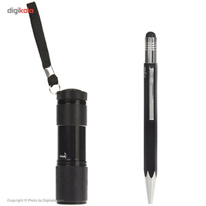 ست خودکار استایلوس و چراغ قوه ملودی کد 16