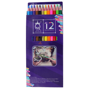 مداد رنگی 12 رنگ ام کیو مدل DRAW ME