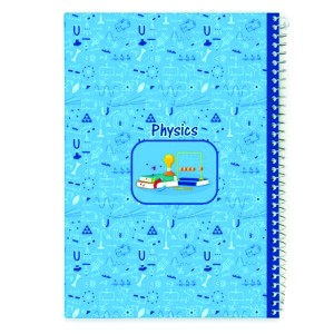 دفتر 100 برگ سیمی جلد سخت طرح درس نهال PHYSIC