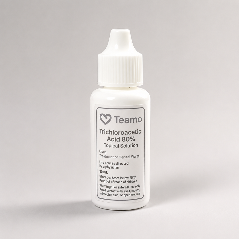 محلول موضعی TCA 80% اصل | درمان قطعی و بدون بازگشت زگیل تناسلی (تضمین اثربخشی)
