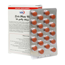 قرص زینک پلاس یوروویتال 15 میلی گرم بسته 60 عددی