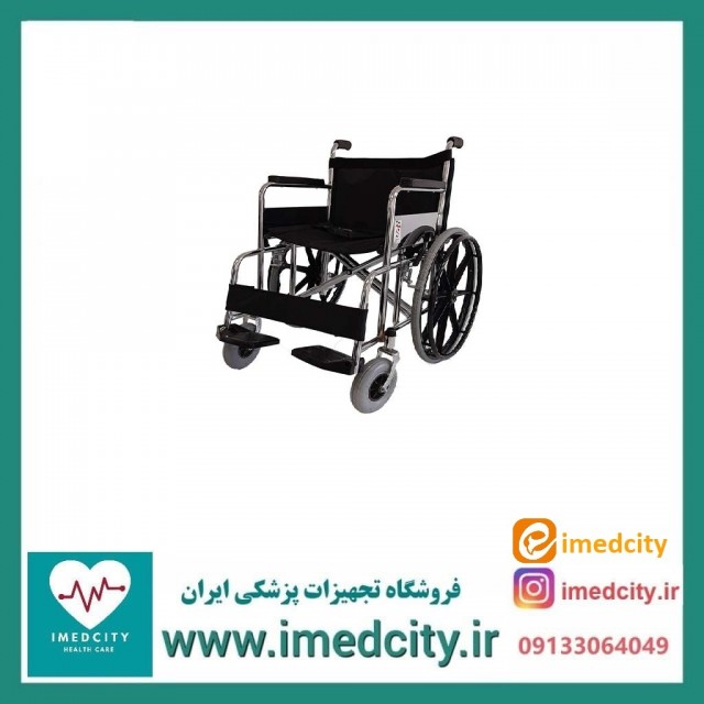 ویلچر ساده و تاشو و ارزان 874b