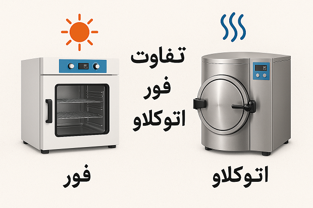 تفاوت فور و اتوکلاو در استریل کردن تجهیزات