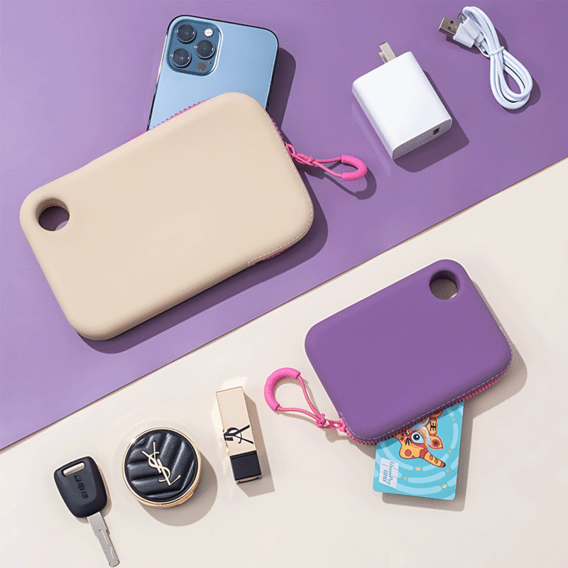 کیف سیلیکونی لوازم آرایش مسافرتی ضدآب چندمنظوره جوردن و جودی (سایز کوچک) PT056S