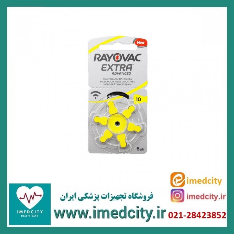 باتری سمعک ریوواک شماره 10 بسته ۶ عددی