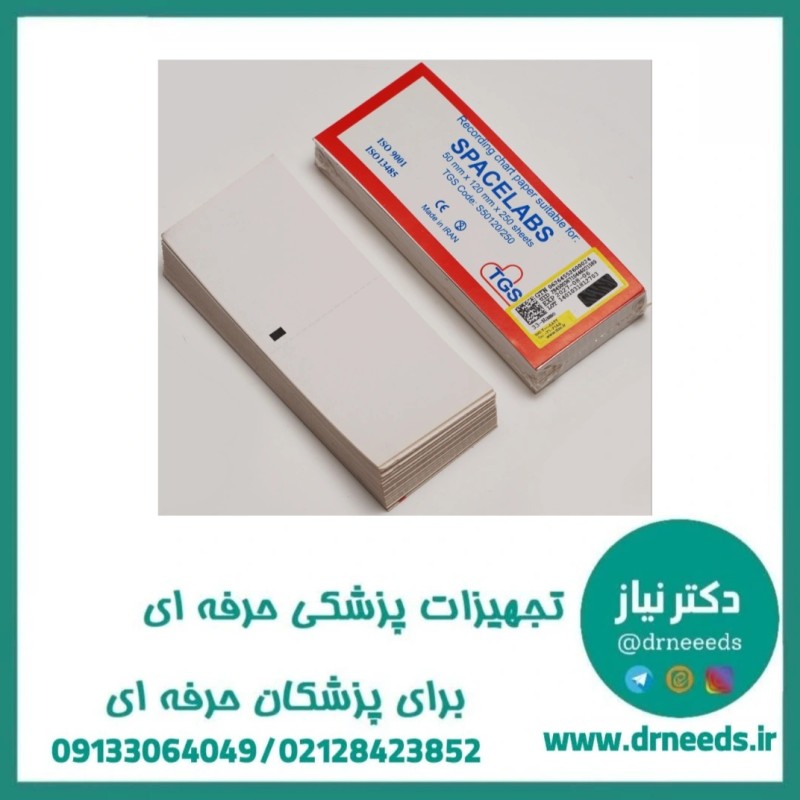 کاغذ نوار قلب کتابی TGS اسپیس‌ لپس ۵۰×۱۲۰ میلی‌متر