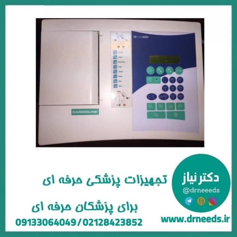 الکتروکاردیوگراف( نوار قلب) 6 کاناله CARDIOLINE