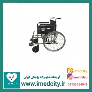 ویلچر بیمارستانی سایز بزرگ مدل 874E جی تی اس