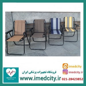 صندلی ساحلی دسته دار 7 فنره تاشو