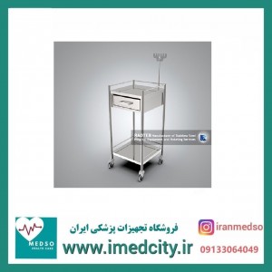 ترالی الکترو کاردیوگرافی استیل PTR43B