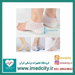 کفی افزایش قد و خارپاشنه ژله ای سه رنگ کد 120