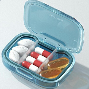 سازمان دهنده قرص 3 عددی مهرو موم شده اسکاتولا 3-piece