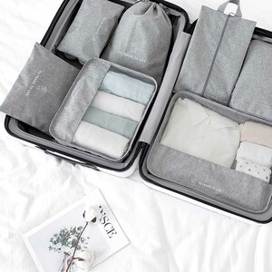 پک نظمدهنده چمدان و ساک چند منظوره 7 تیکه ضدآب برلیانس Seven-piece set
