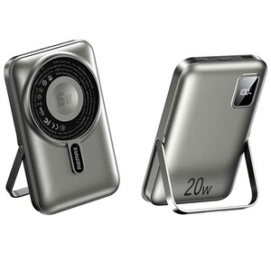 پاوربانک 10000 وایرلس 15 وات، تایپ‌سی 22.5 وات و شارژر هندزفری بلوتوث 2 وات ریمکس RPP-695