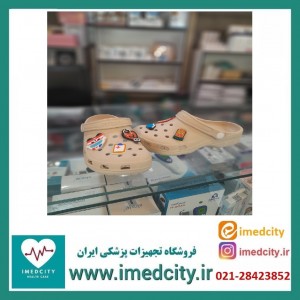 دمپایی کراکسن پزشکی زنانه مشکی