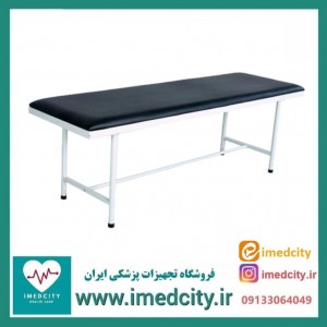 تخت معاینه پایه ثابت پزشک‌آرا مدل فوم ۷ با بالشتک راحت و بدنه مقاوم