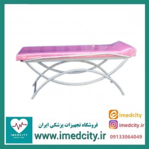 تخت معاینه هلالی پزشکآرا مدل Luna-p اقتصادی و راحت
