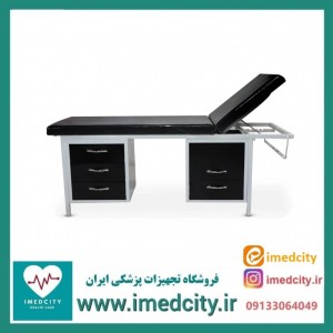 تخت معاینه سرمتحرک کشودار پزشک‌ آرا مدل پایا Paya-MK5