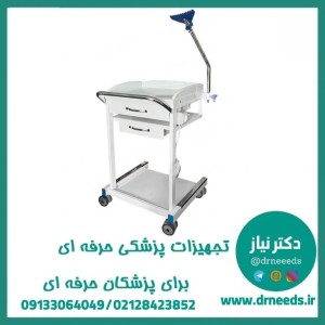 ترالی ECG پزشک آرا با رویه ABS و دو کشو کاربردی