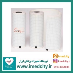 کاغذ نوار قلب رولی سایز 12 سانتی‌متر TGS