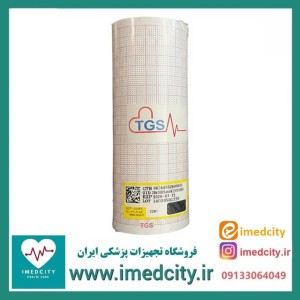 کاغذ شطرنجی نوار قلب رولی سایز 11 سانتی‌متر TGS