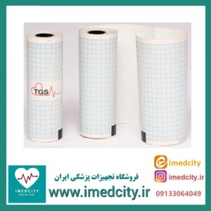 کاغذ نوار قلب رولی سایز 11 سانتی‌متر TGS مخصوص دستگاه‌های نوار قلب داوینسا