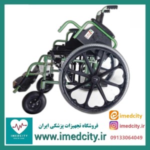 ویلچر ارتوپدی مدل 901XS رنگی با قابلیت تنظیم ارتفاع